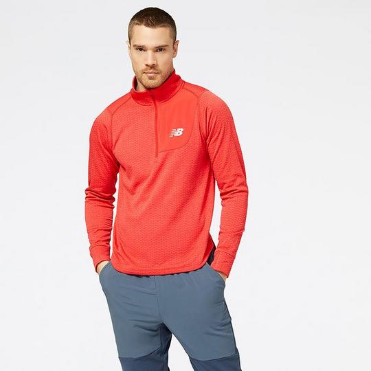 Men s NB Heat Grid Half-Zip Top