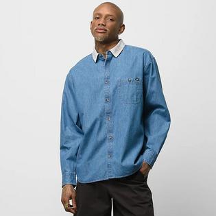 Chemise en denim délavé Deerfield pour hommes