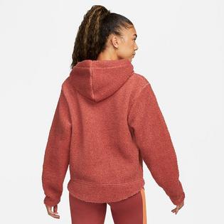Nike Chandail à capuchon avec fermeture à glissière complète Therma-FIT pour femmes