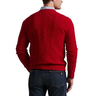 Polo Ralph Lauren Men's Cable Knit Wool Cashmere Sweater