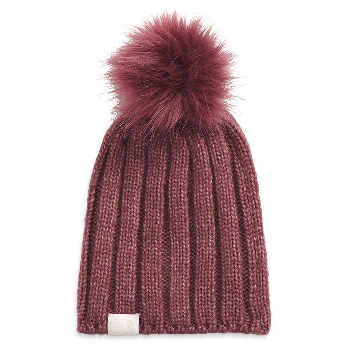 The North Face | Women's Oh Mega City Pom Beanie, Wild Ginger