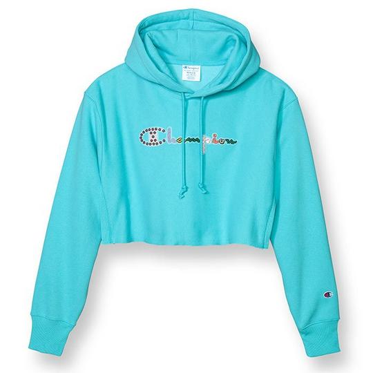 Blue womens champion hoodie best sale