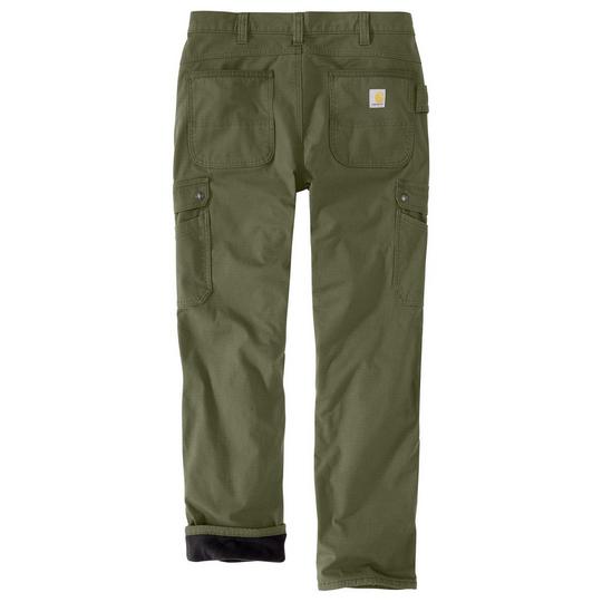 Men s Rugged Flex Relaxed Fit Ripstop Cargo Fleece Lined Work Pant Carhartt Sporting Life Online