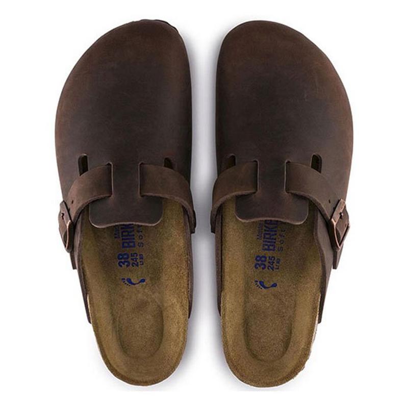 Birkenstock Sabots Boston avec assise plantaire douce unisexes