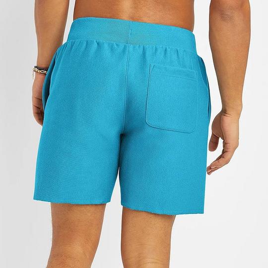Champion reverse weave shorts teal hot sale