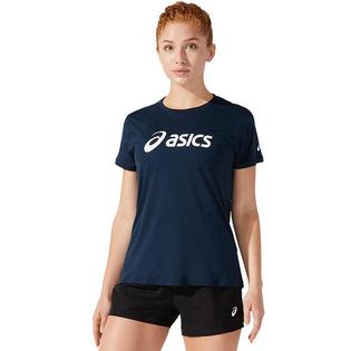 Women's Silver ASICS Top