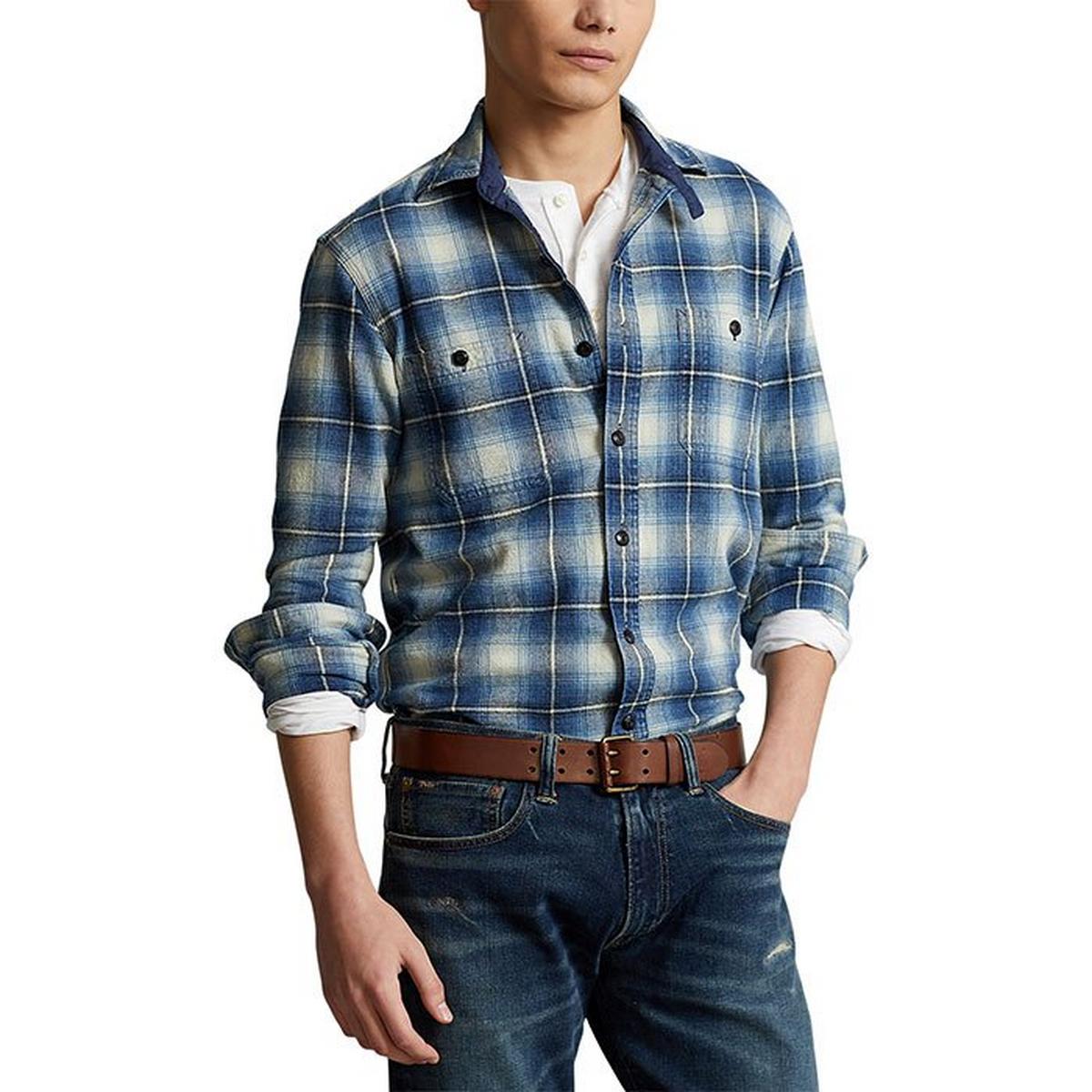 Men's Classic Fit Flannel Work Shirt