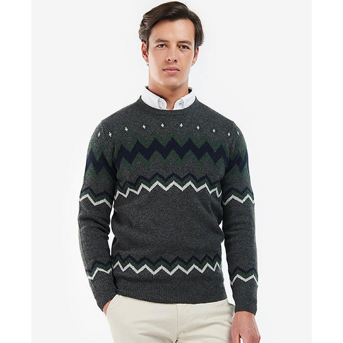 Men's Regis Fair Isle Crew Sweater