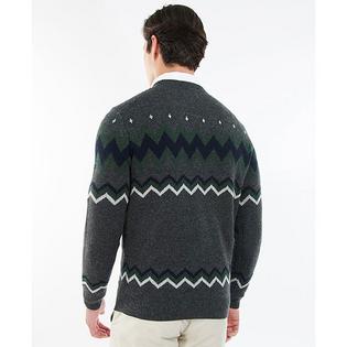 Barbour Chandail &agrave; col ras du cou Regis Fair Isle pour hommes