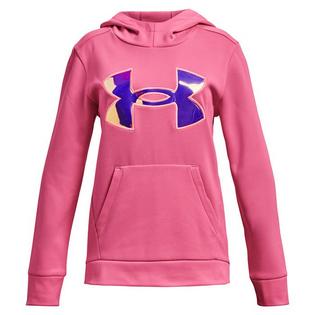 Chandail à capuchon Armour Fleece Big Logo pour filles juniors [7-16]