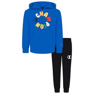 Boys' [4-7] Bubble Fleece Hoodie + Jogger Two-Piece Set