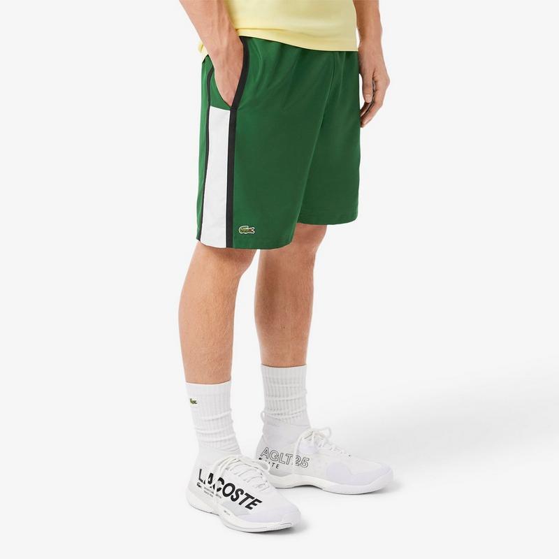 Lacoste Short l&eacute;ger Sport Colourblock Pannel pour hommes