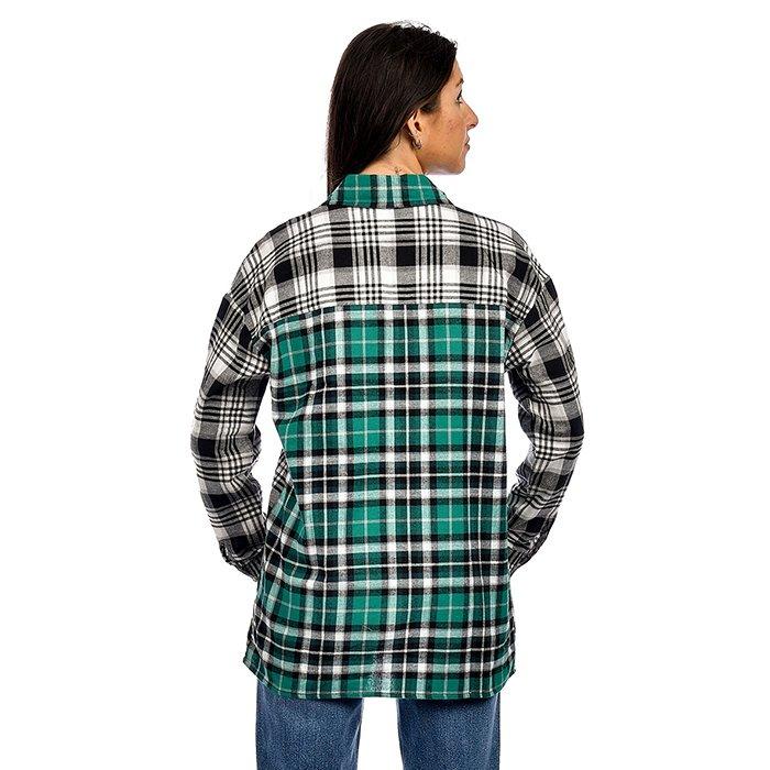 Women's Mixed Flannel Shirt