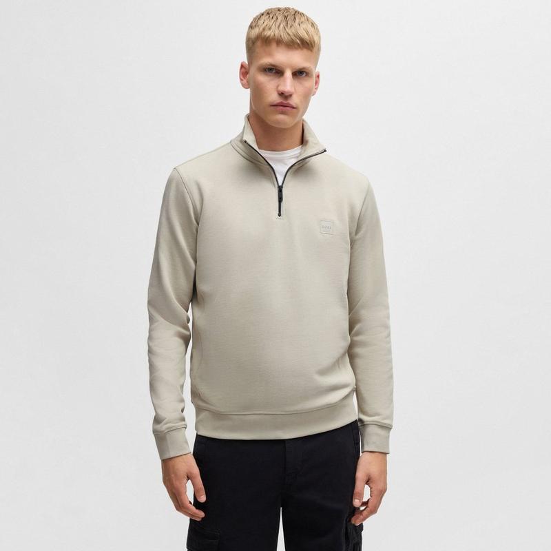 BOSS Chandail &agrave; demi-glissi&egrave;re Zetrust pour hommes
