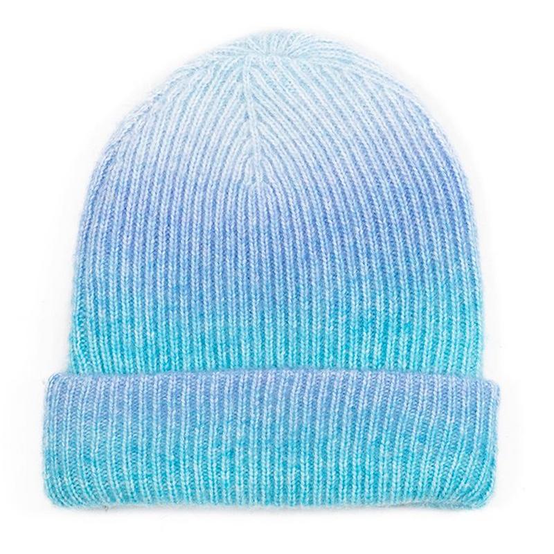Lyla + Luxe Tuque &agrave; revers en tricot d&eacute;grad&eacute; pour femmes