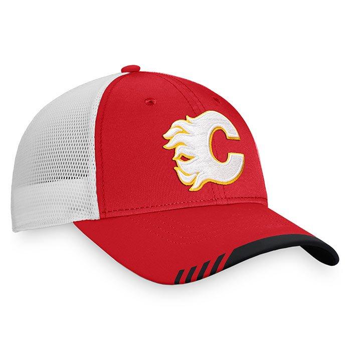 Men's Calgary Flames Authentic Pro Locker Room Trucker Hat