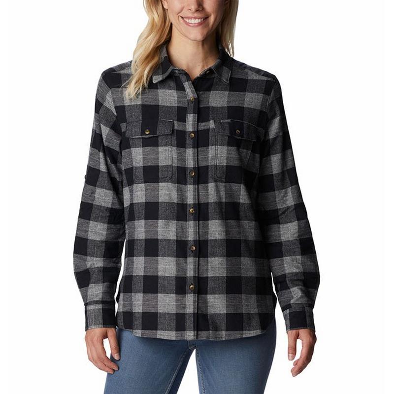 Columbia Chemise en flanelle extensible Pine Street pour femmes