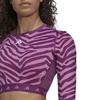 Chandail   manches longues z br  Hyperglam Techfit Crop pour femmes