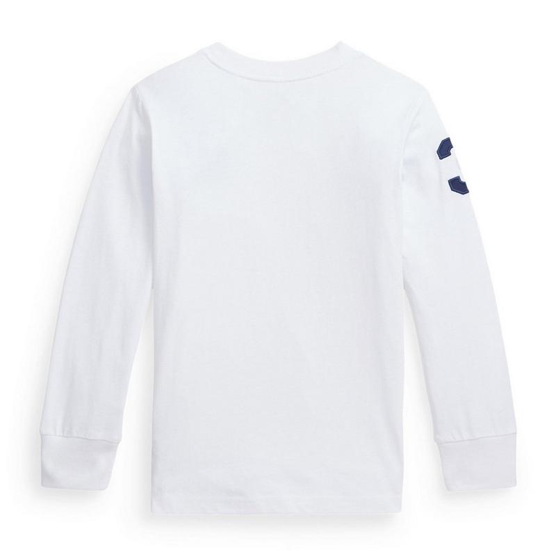 Polo Ralph Lauren Chandail &agrave; manches longues Big Pony en jersey de coton pour gar&ccedil;ons [5-7]