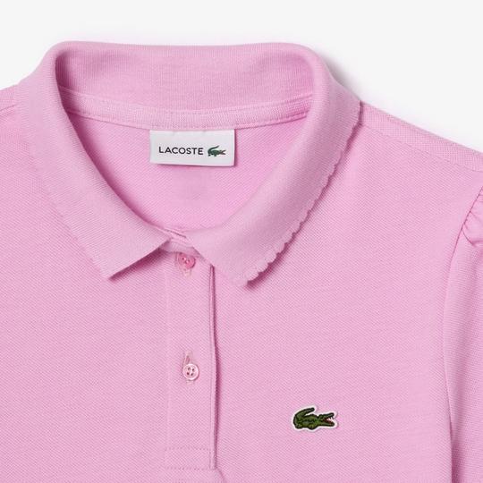 Lacoste Classic MiniPique Polo 10 12y Pink 12