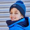 Kids   2-8  Pompom Knit Hat