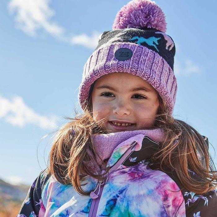 Girls' [2-8] Jacquard Knit Hat