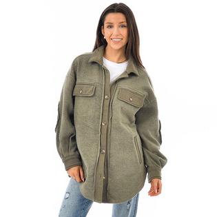 Veste-chemise en molleton pour femmes