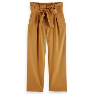 Women's Daisy Straight Paper Bag Pant