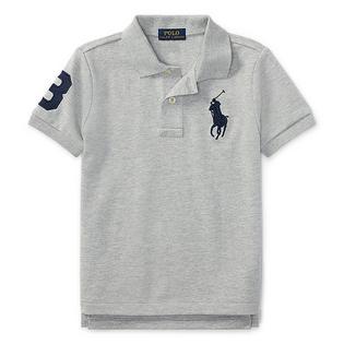 Boys' [5-7] Big Pony Cotton Mesh Polo