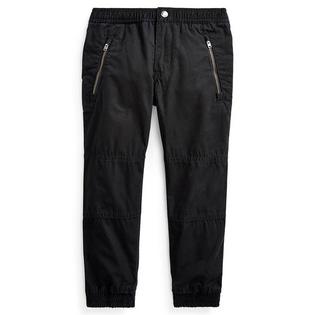 Pantalon de jogging en popeline de coton pour garçons [5-7]