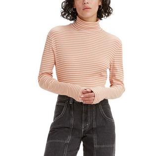 Levi's Women's Moon Rib Turtleneck Top