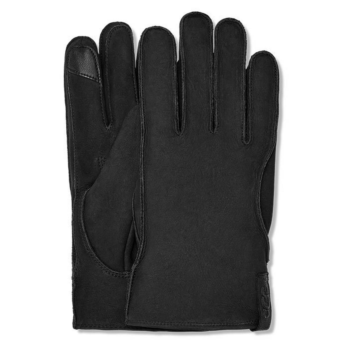 Men's Leather Clamshell Logo Glove