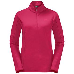 Jack Wolfskin Women's Baiselberg Half-Zip Fleece Top