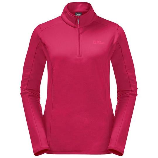 Jack Wolfskin Haut   demi-glissi re en molleton Baiselberg pour femmes