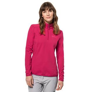 Jack Wolfskin Women's Baiselberg Half-Zip Fleece Top