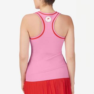 Fila Camisole &agrave; dos nageur et &agrave; trou de serrure Brandon Maxwell Collection pour femmes