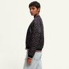Blouson Bomber imprim  r versible rembourr  pour femmes