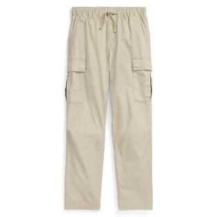 Pantalon cargo en chino extensible pour garçons juniors [8-20]