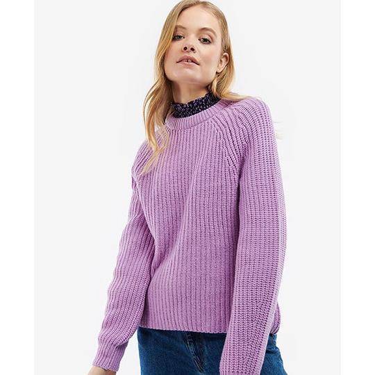 Barbour sweater purple on sale