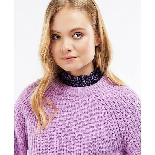 Barbour sweater womens purple on sale