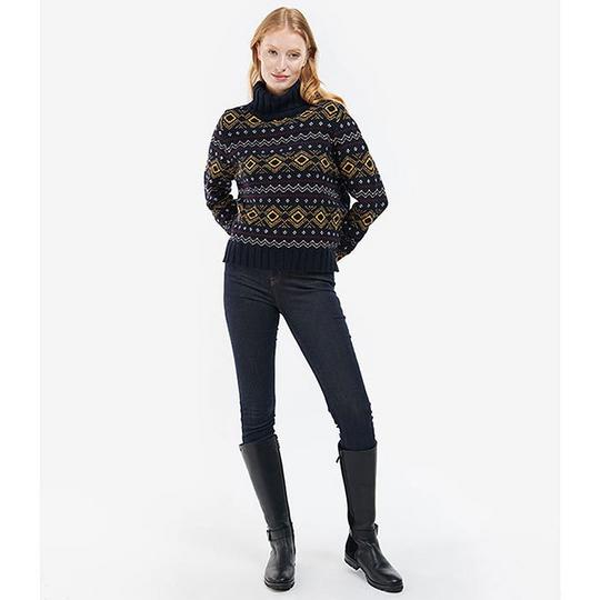 Barbour sweater womens navy online