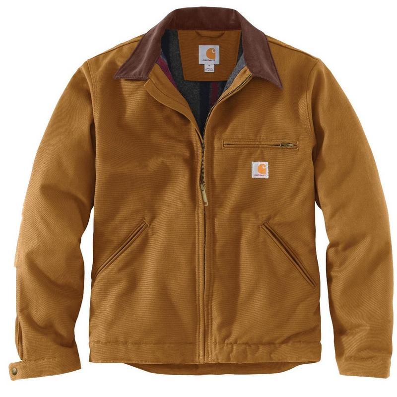 Carhartt Veste d&eacute;contract&eacute;e doubl&eacute; en duvet de canard Detroit pour hommes