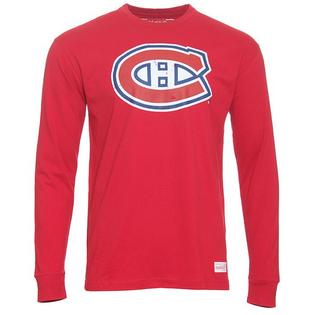 Mitchell & Ness Chandail à manches longues Canadiens de Montréal Graphic pour hommes
