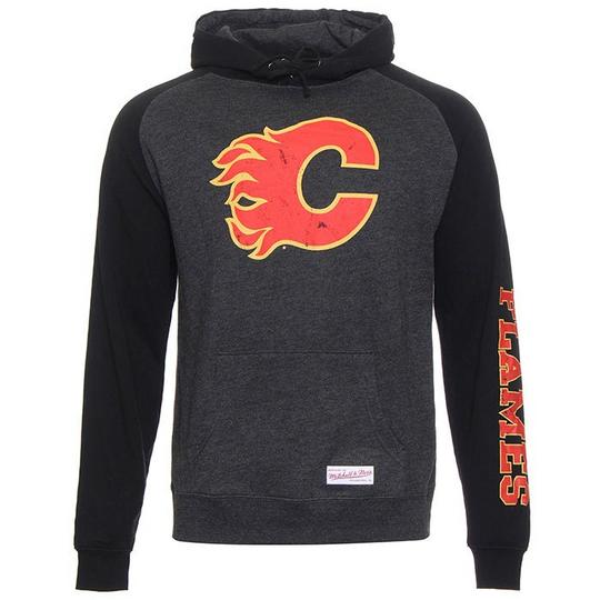 Mitchell & Ness Men s Calgary Flames Graphic Pullover Hoodie