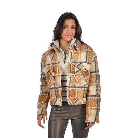 Oak & Ivy Women s Zoe Cropped Shirt Jacket