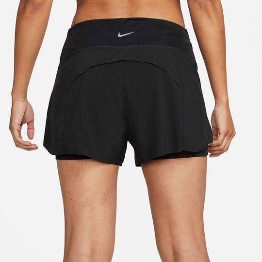 Nike Women s Dri FIT Swift 2 in 1 Shorts Black Size XS