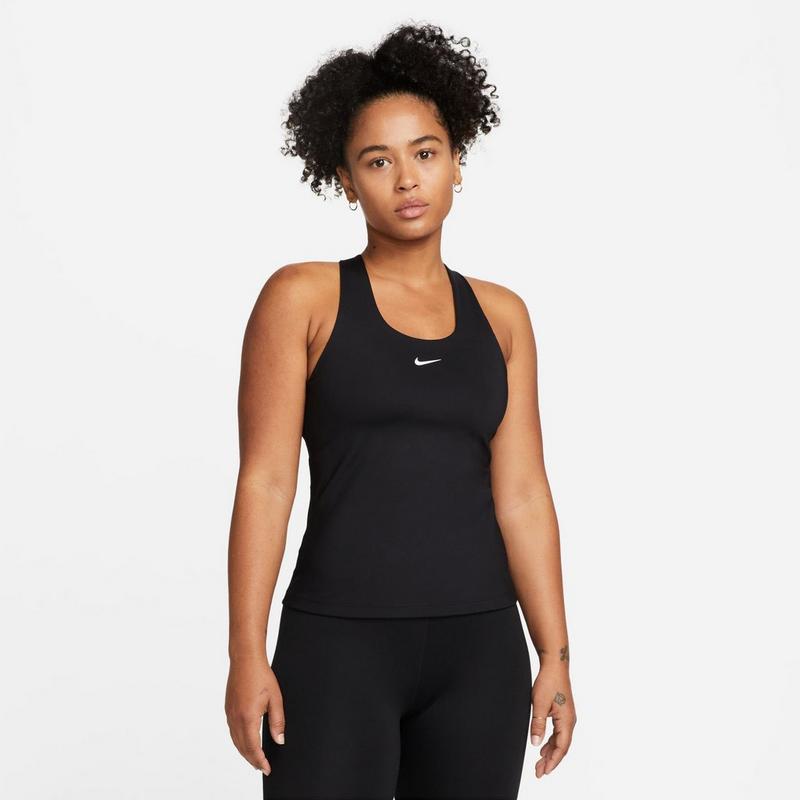 Nike D&eacute;bardeur avec soutien-gorge de sport &agrave; soutien moyen Swoosh pour femmes
