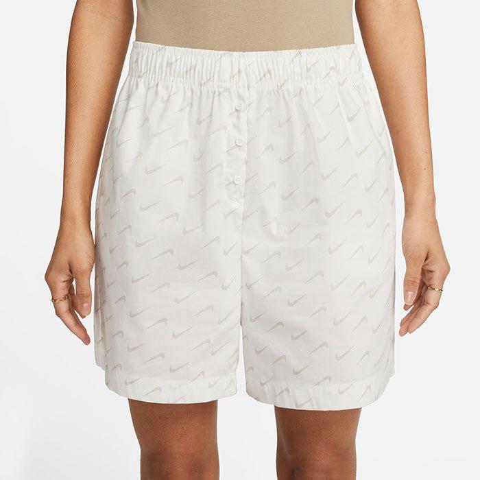 Nike | Women's Sportswear Everyday Modern High Waist Woven Shorts, White, Size Large