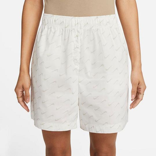 Nike Women s Sportswear Everyday Modern High Waist Woven Shorts White Size XS