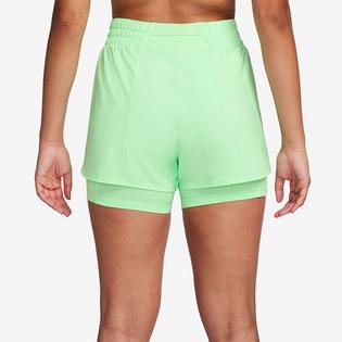 Nike Short 2 en 1 One Dri-FIT &agrave; taille haute 3 po pour femmes